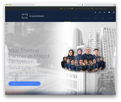 Gurus WordPress theme - pasystemmasjid.com