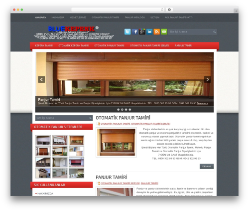 Norma WordPress theme - otomatikpanjurtamiri.net