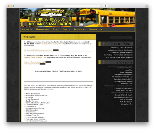 Ping WordPress theme - osbma.org