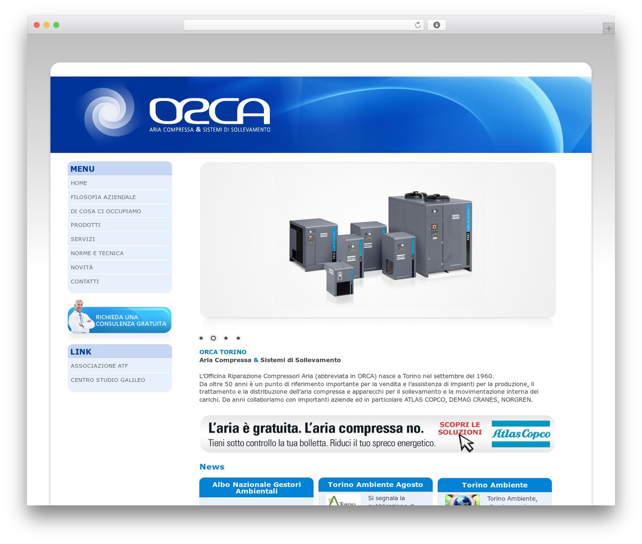 Theme WordPress Arche - orcatorino.it