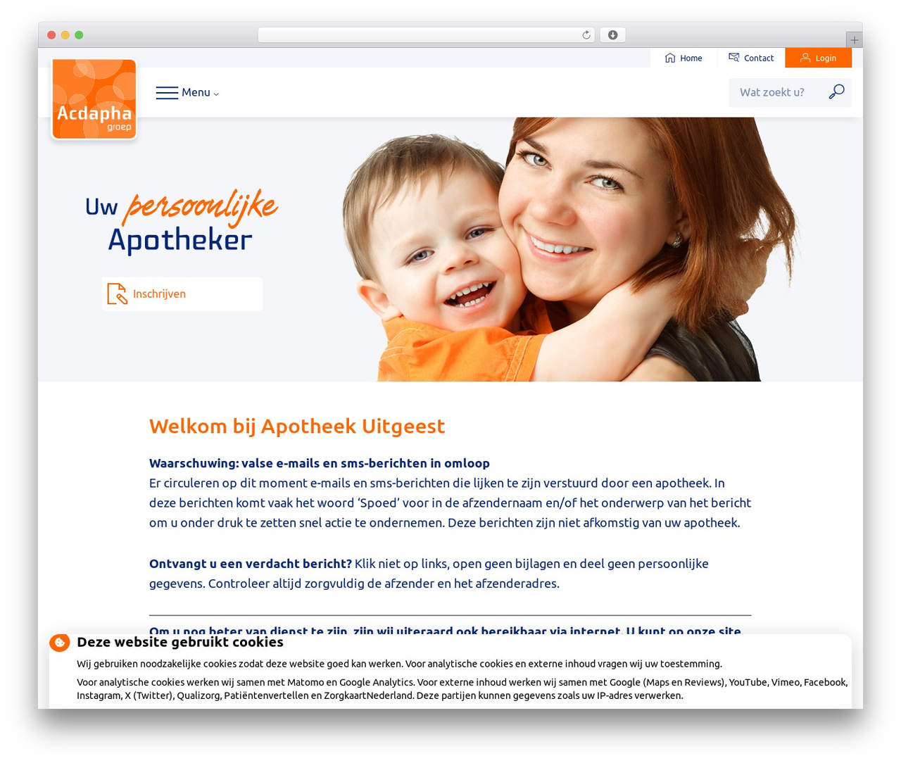 Theme WordPress Thema Acdapha groep apotheek - apotheekuitgeest.nl Theme WordPress Thema Acdapha groep apotheek - apotheekuitgeest.nl