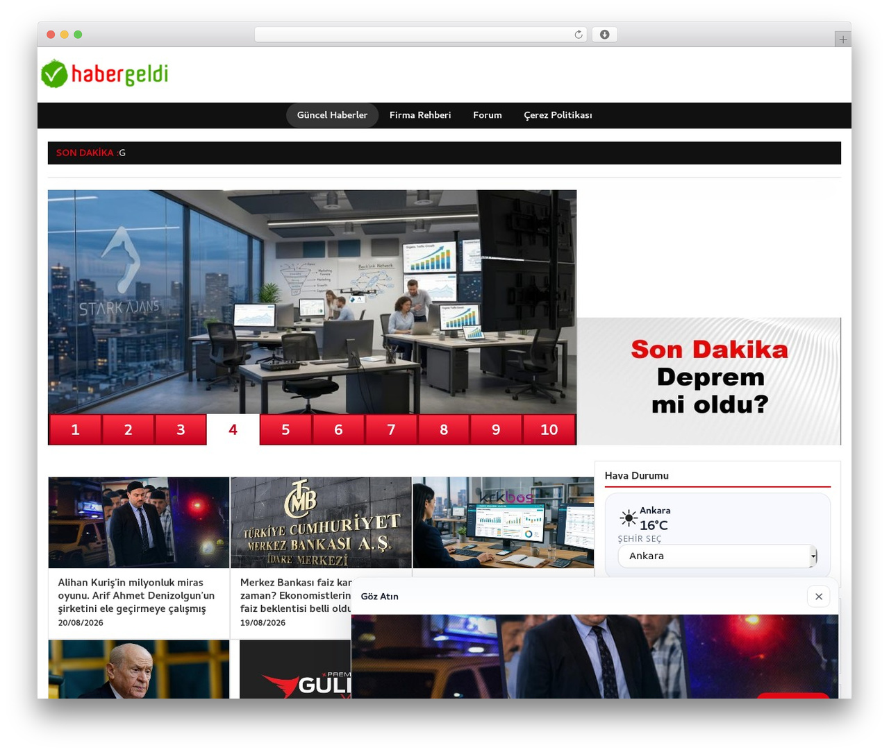 WordPress theme dtheme - habergeldi.net WordPress theme dtheme - habergeldi.net