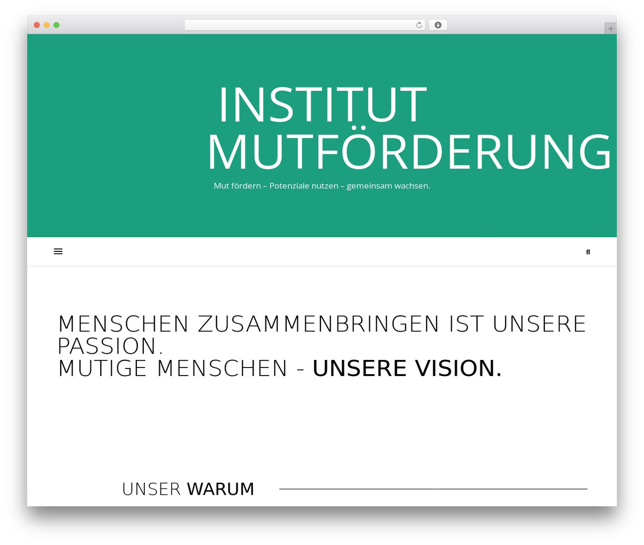 Ashe theme WordPress - xn--mutfrderung-ufb.ch