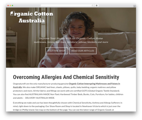Atomic WordPress theme - organiccottonaustralia.com.au