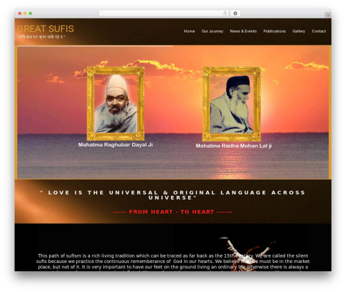 Creative Lite theme WordPress - greatsufis.com