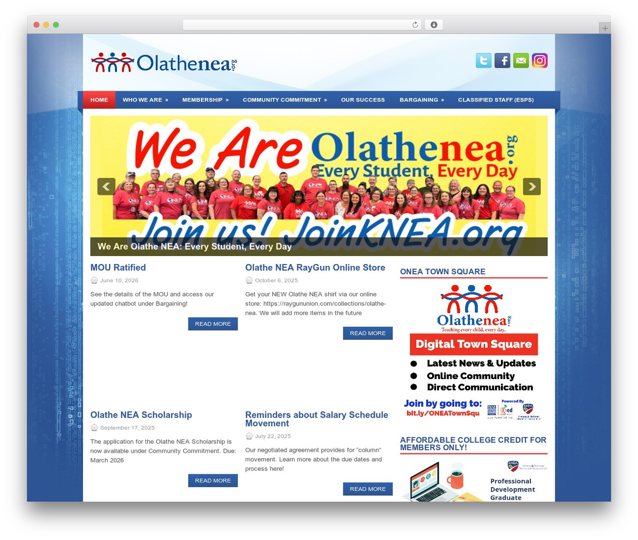 Learner theme WordPress - olathenea.org