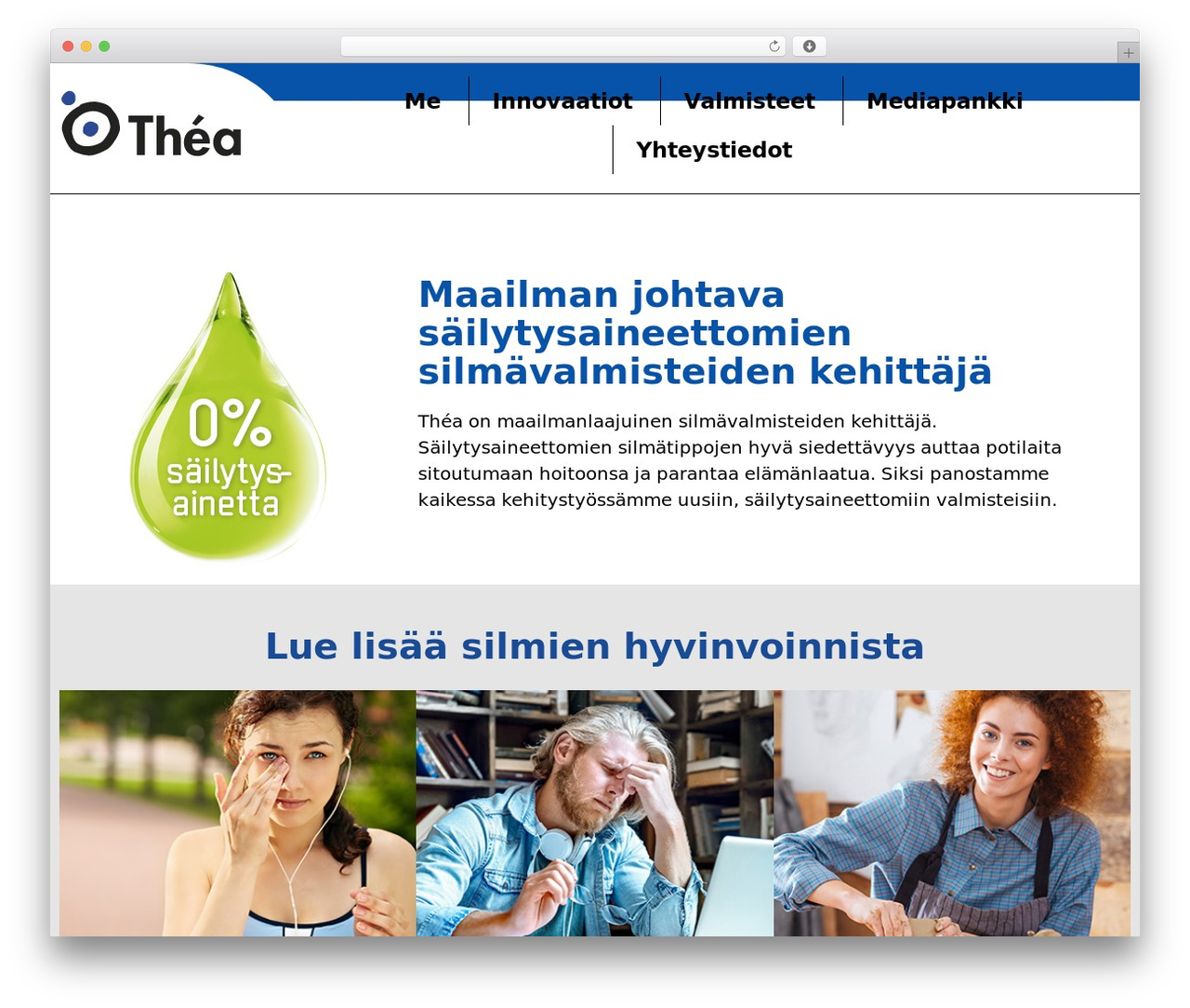 Lucci Starter WordPress theme - thea-nordic.fi
