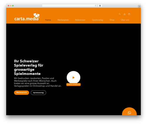 Mustersite WordPress ecommerce theme - carta-media.ch