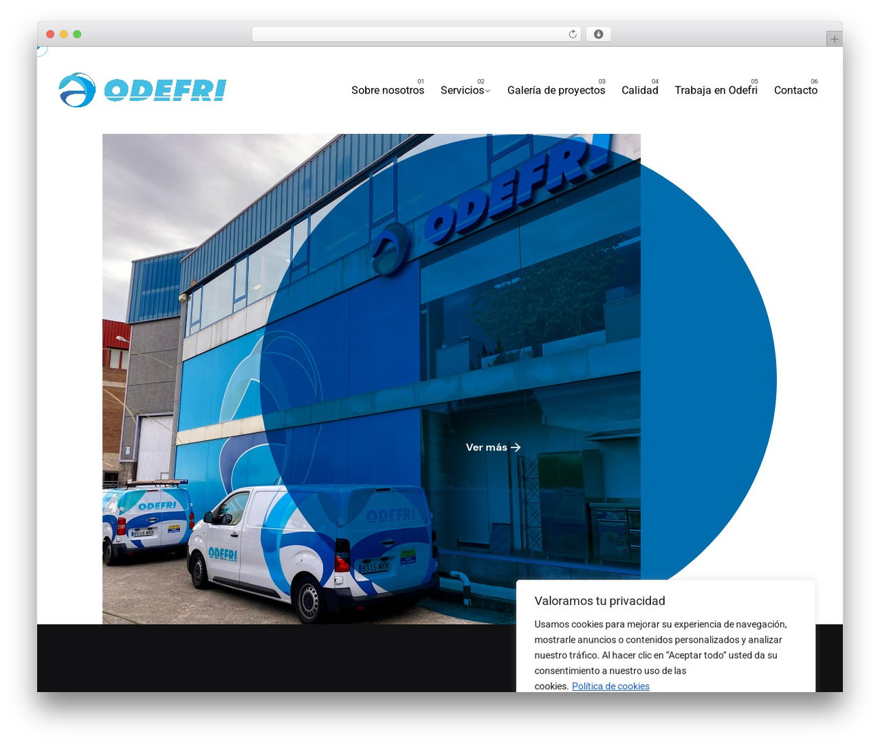 Ohio WordPress theme - odefri.com