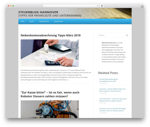 Progression WordPress theme - ofd-hannover.de