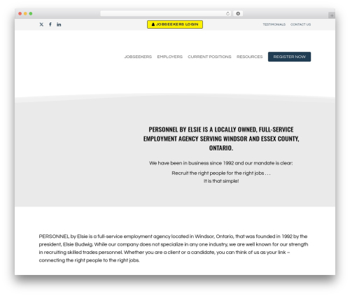 Theme WordPress PBE - personnelbyelsie.com