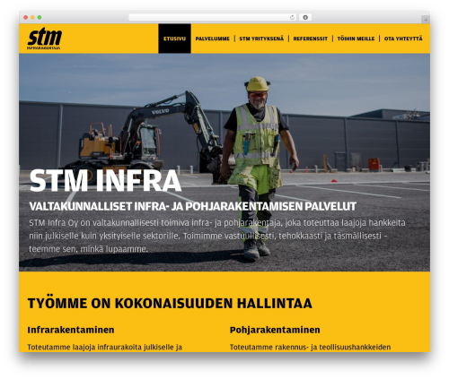 Theme WordPress VV-Bootstrap - stminfra.fi