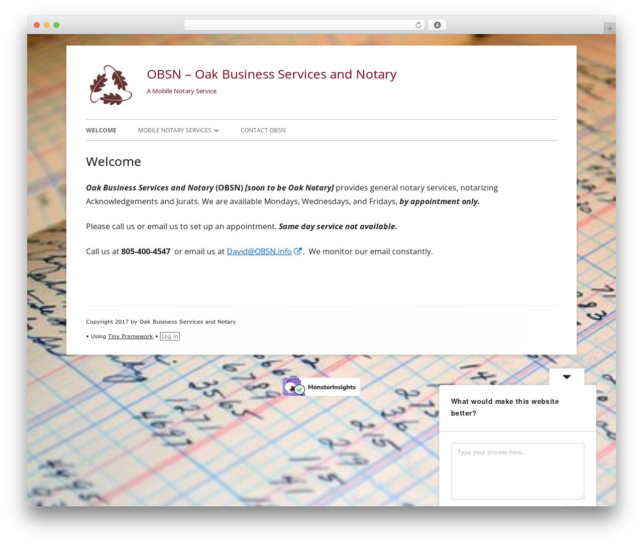 Tiny Framework WordPress theme - oakbusinessservicesandnotary.com Tiny Framework WordPress theme - oakbusinessservicesandnotary.com