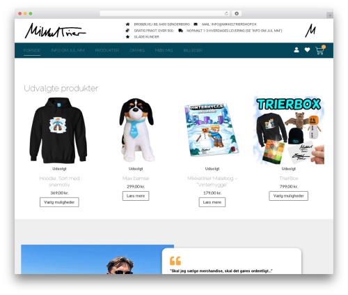 WordPress theme Astra - mikkeltriershop.dk