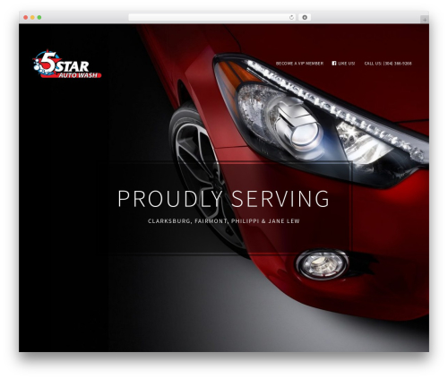 WordPress theme Massive - 5starautowash.com