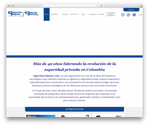 WordPress Theme premium WordPress theme - seguridadnapoles.com