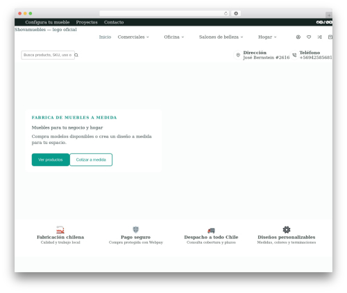 Click to chat pro WordPress plugin - shovamuebles.cl