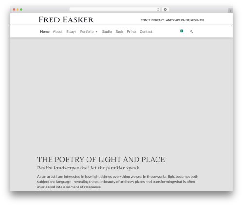 Bootstrap Basic-Iroc WordPress theme - easkerart.com