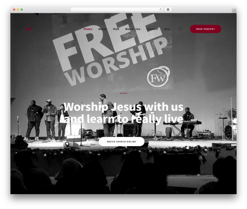 Deviox WordPress theme - chapelofrestoration.org
