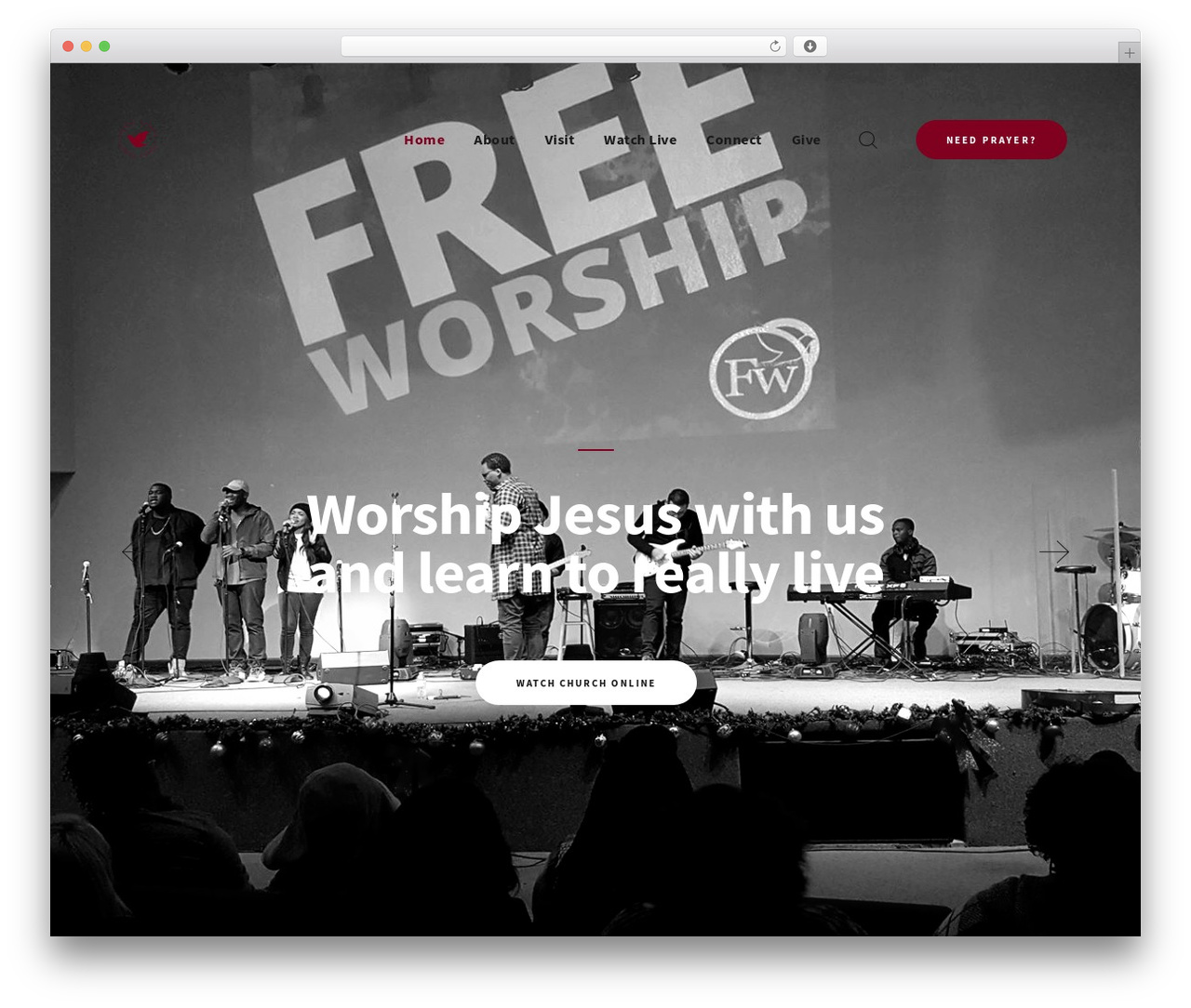 Deviox WordPress theme - chapelofrestoration.org