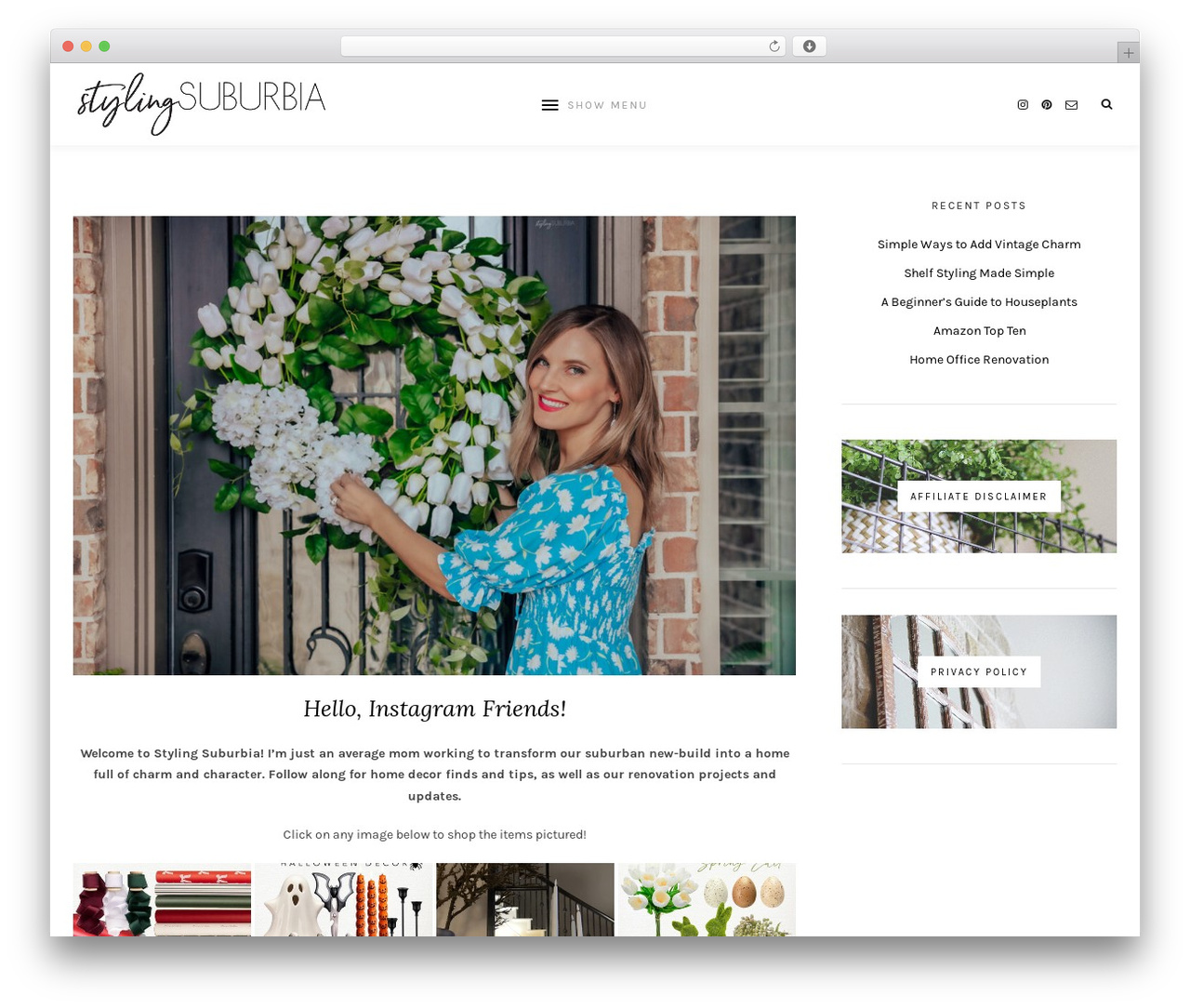 Laurel WordPress theme - stylingsuburbia.com