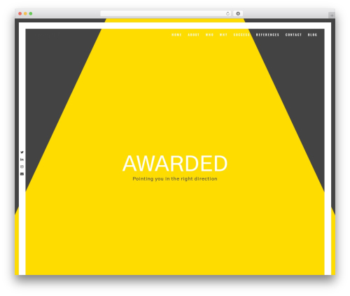 Layers WordPress theme - awarded-ltd.com