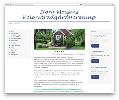 Magazine Basic newspaper WordPress theme - storamossenkoloni.se