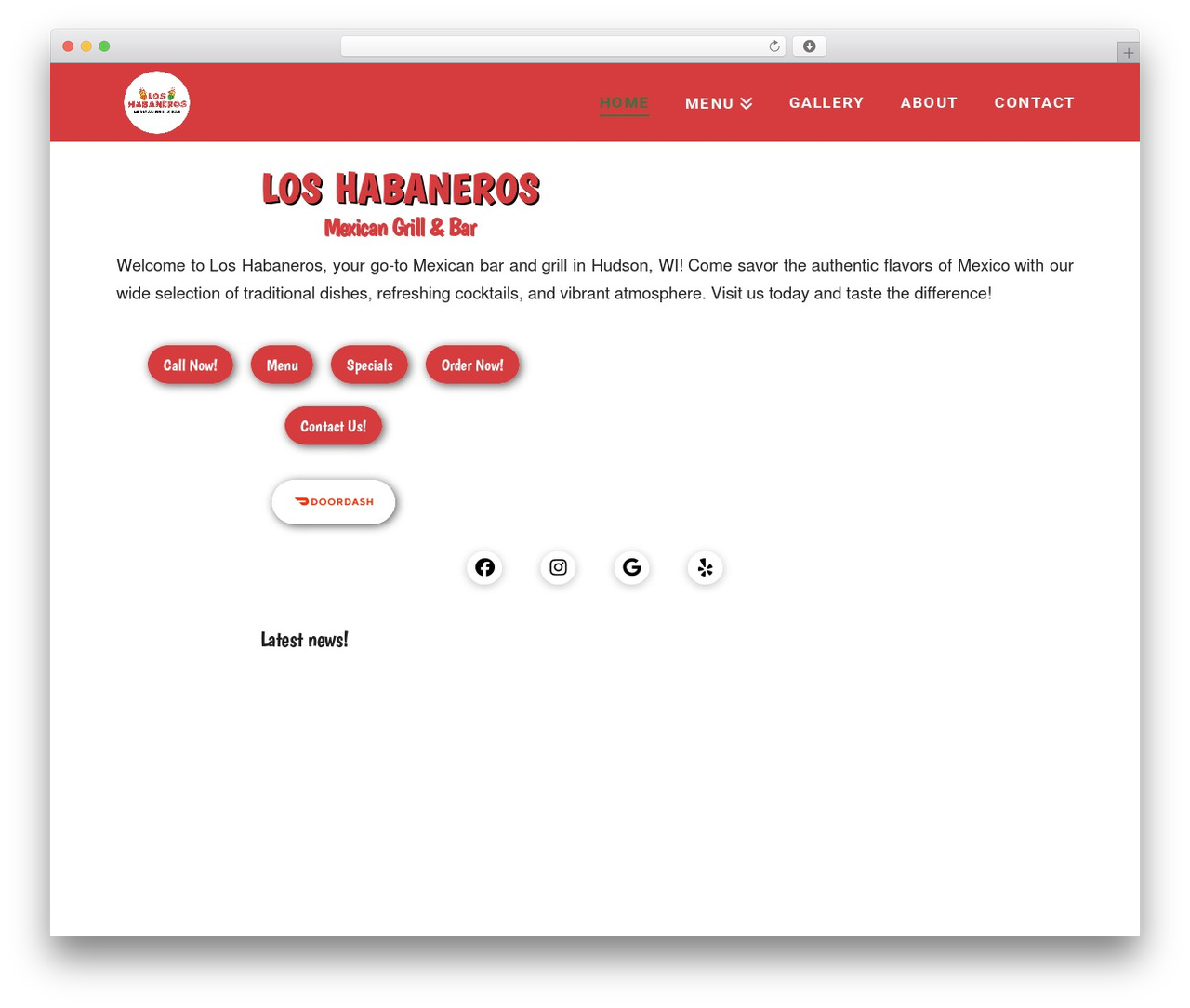 Pro top WordPress theme - loshabaneroshudson.com