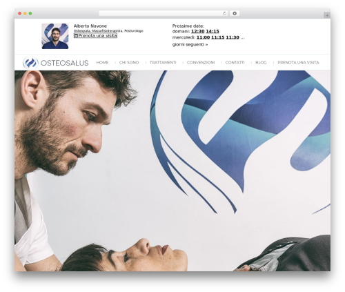 Theme WordPress Attractor Theme - osteosalus.it