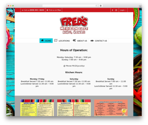 Food menu pro WordPress plugin - fredskihei.com
