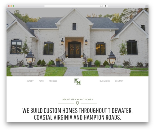Thread WordPress theme - stricklandhomesva.com