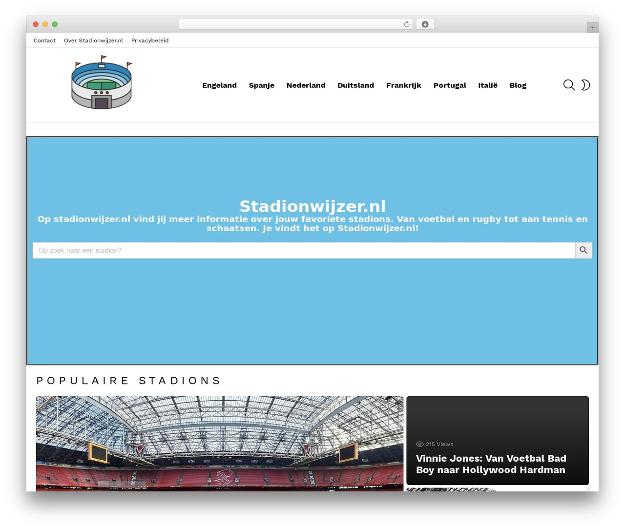 WordPress theme Bimber - stadionwijzer.nl WordPress theme Bimber - stadionwijzer.nl