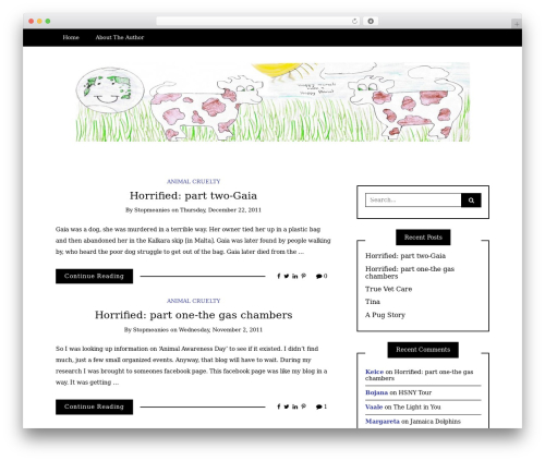 Writee free WordPress theme - stopthemeanies.com