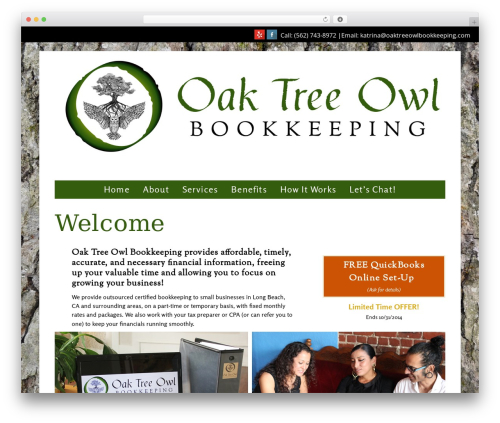 Best WordPress theme Tiny Forge - oaktreeowlbookkeeping.com