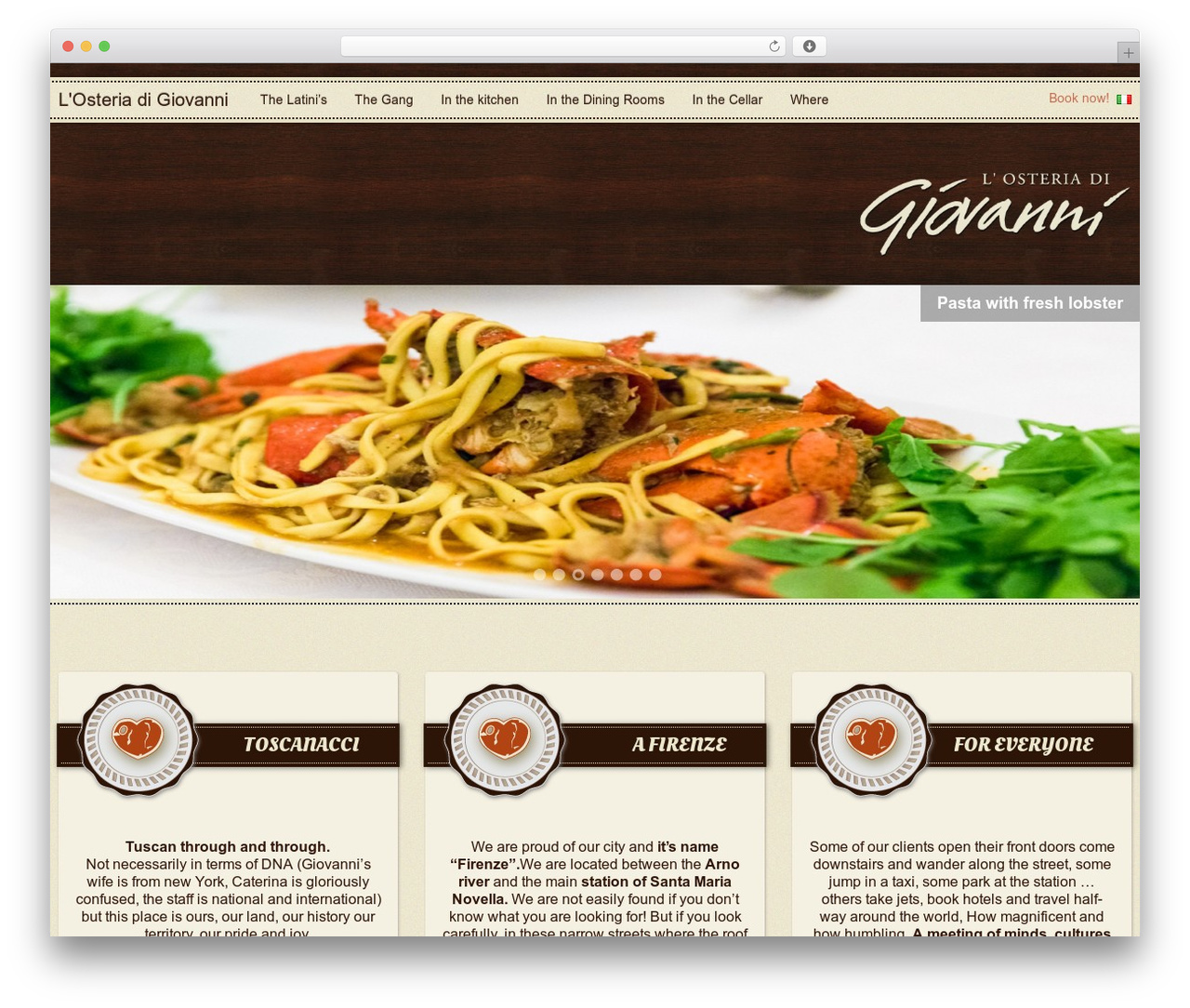 BootstrapWP WordPress website theme - osteriadigiovanni.com BootstrapWP WordPress website theme - osteriadigiovanni.com