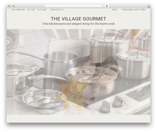 Divi WordPress theme - villagegourmet.net