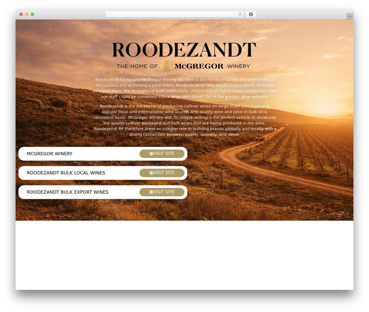 Hello Elementor WordPress theme - mcgregorwinery.co.za