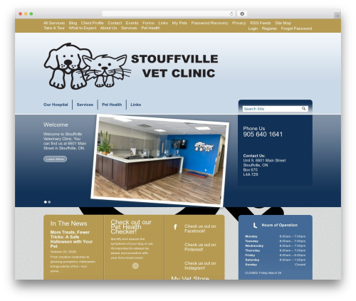 Lifelearn (Theme 2) WordPress theme design - stouffvillevetclinic.com