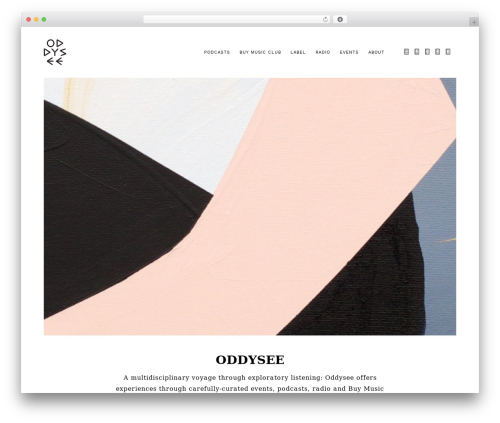 Liquid WordPress theme - oddysee.fm