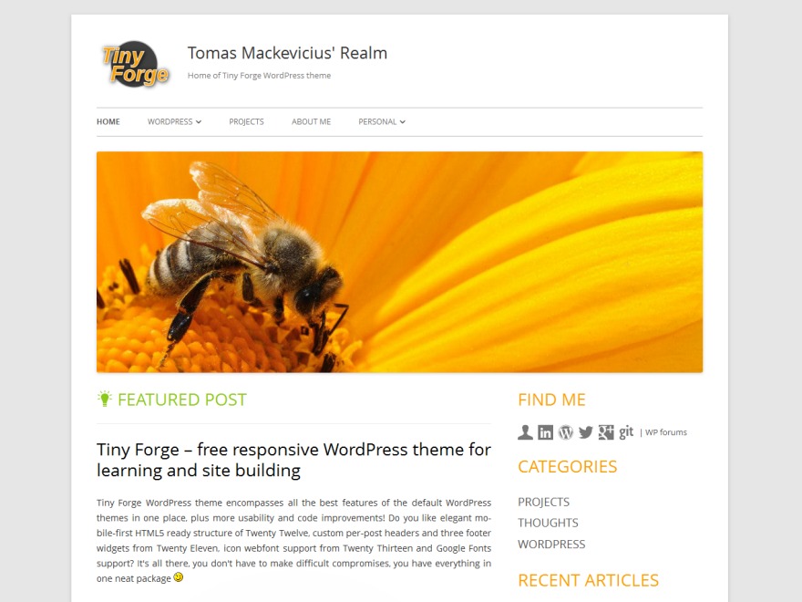 OTOB - Tiny Forge Child top WordPress theme OTOB - Tiny Forge Child top WordPress theme