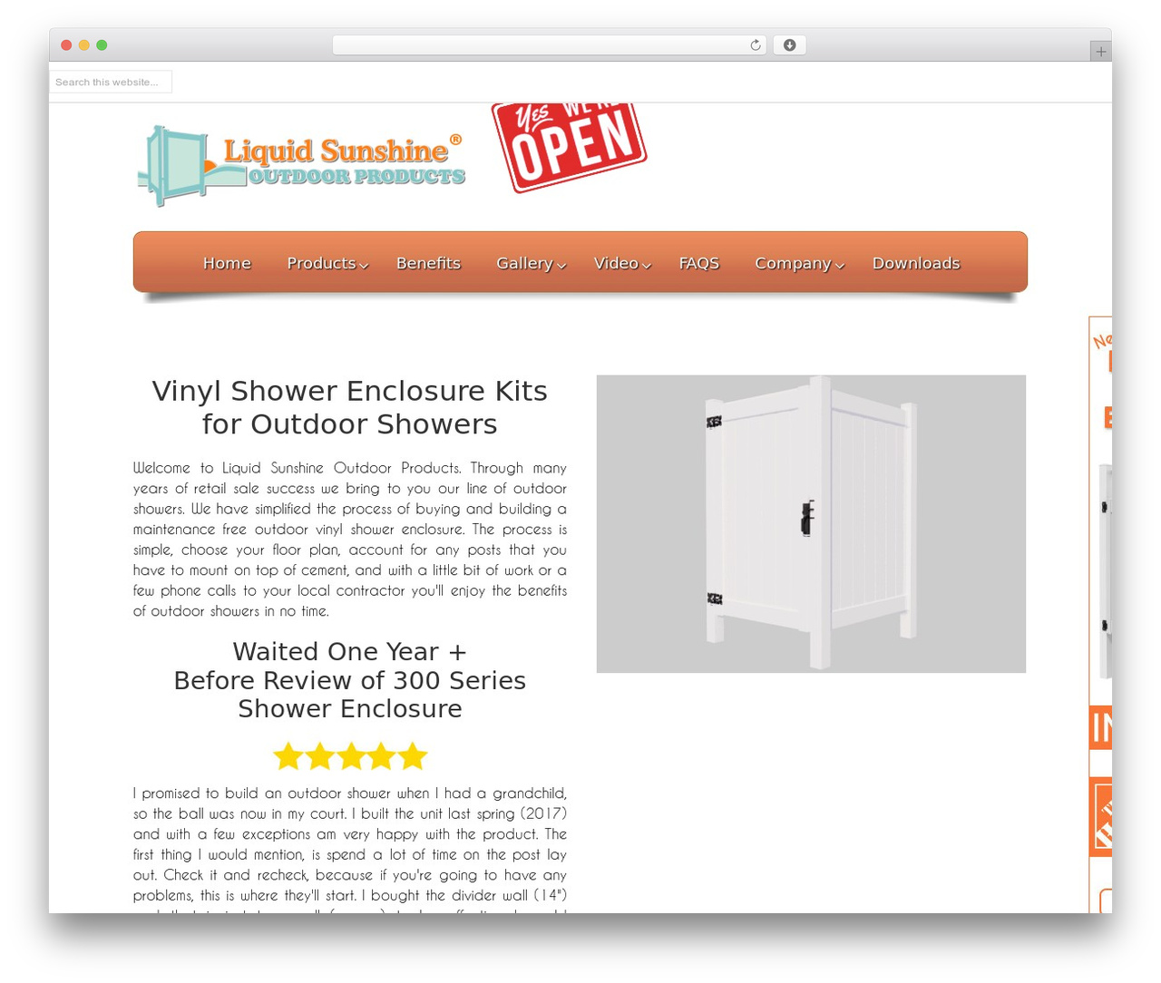 Theme WordPress Catalyst - outsideshower.com