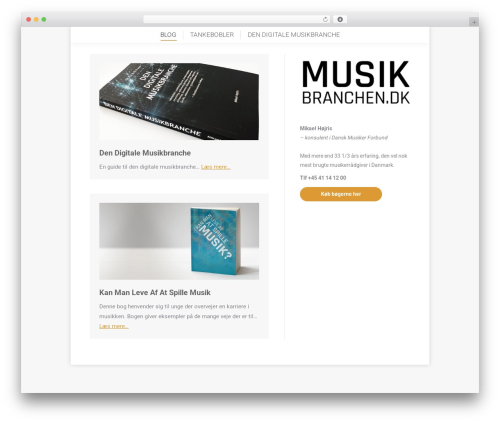 The7 Classic WordPress page theme - musikbranchen.dk The7 Classic WordPress page theme - musikbranchen.dk