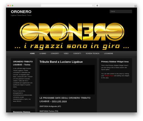 Theme WordPress Catch Flames - oroneroband.it