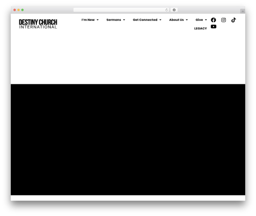 Theme WordPress Hello Elementor - destinychurchtv.org