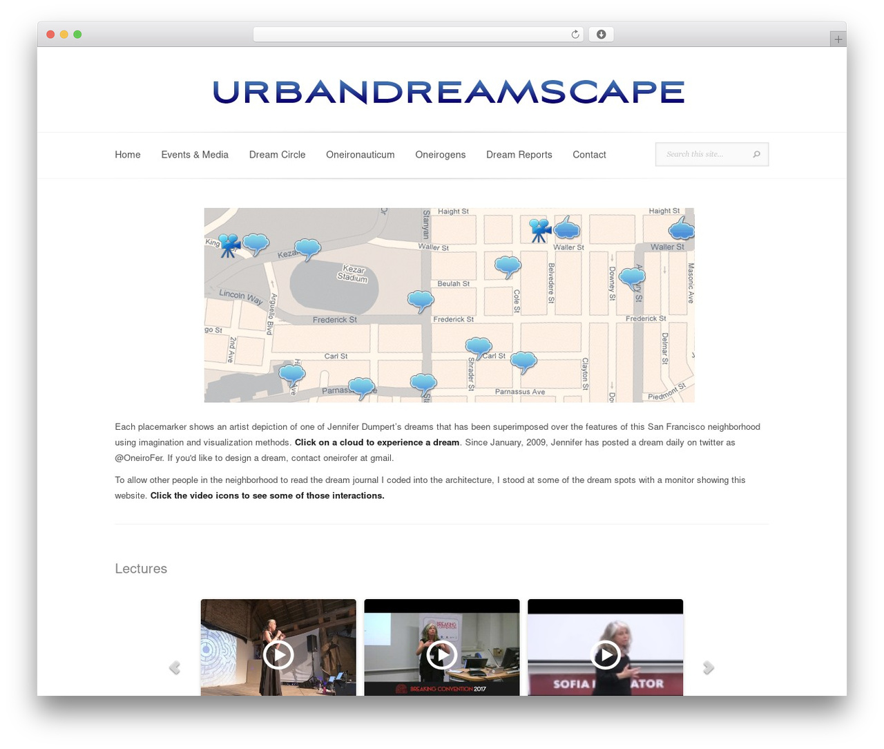 WordPress theme Evolution - oneironauticum.com