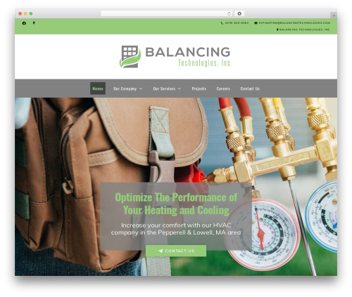 WordPress theme Beacon Theme - balancingtechnologies.com