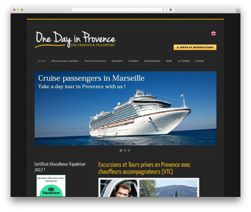 WordPress theme Cleanex - onedayinprovence.fr