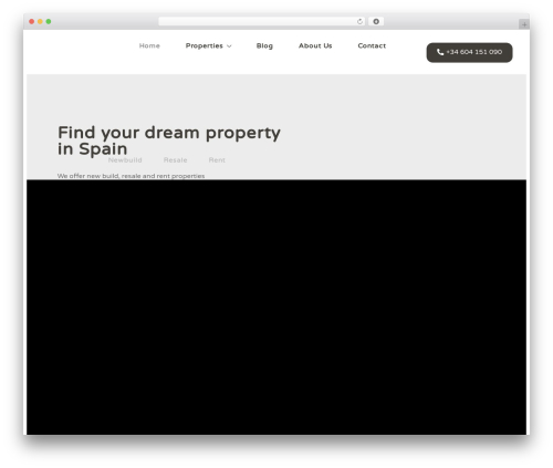 WordPress theme Housy - beachandgolfspain.com
