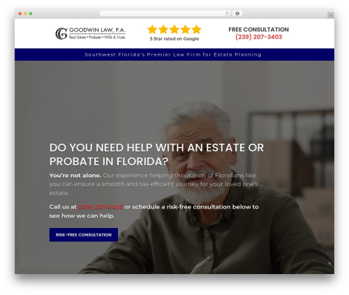 Click to email tracker WordPress plugin - goodwinestatelaw.com