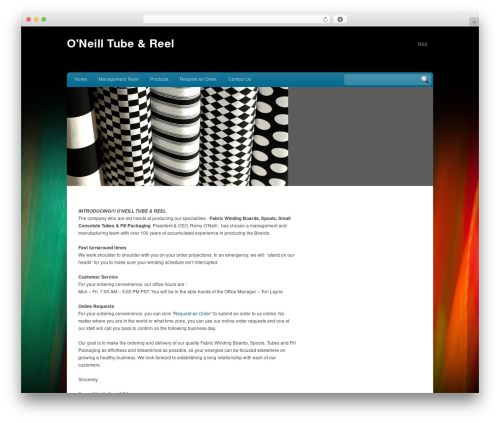 WordPress website theme NetworkWP - oneillreel.com